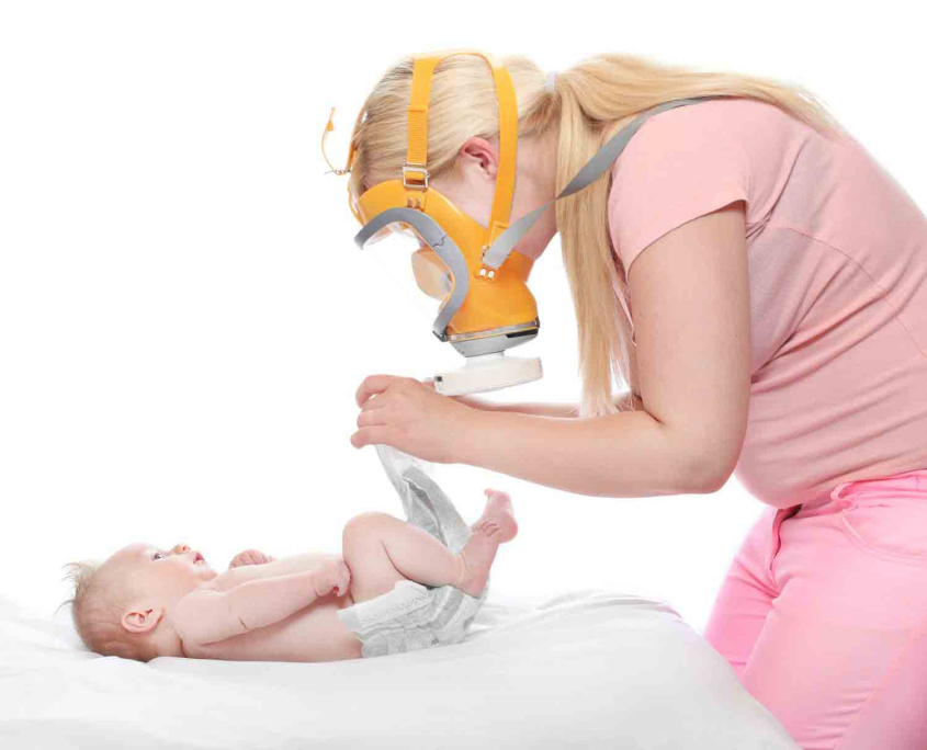 نکات مهم در تعویض پوشک بچه